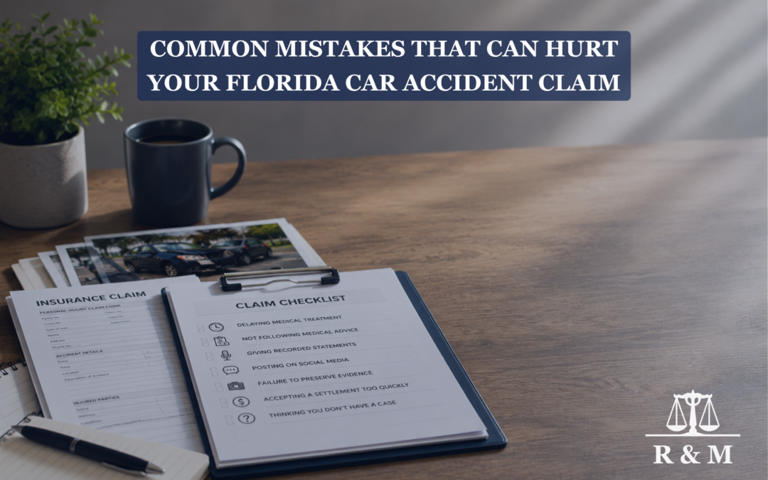 Common Mistakes That Can Hurt Your Florida Car Accident Claim
